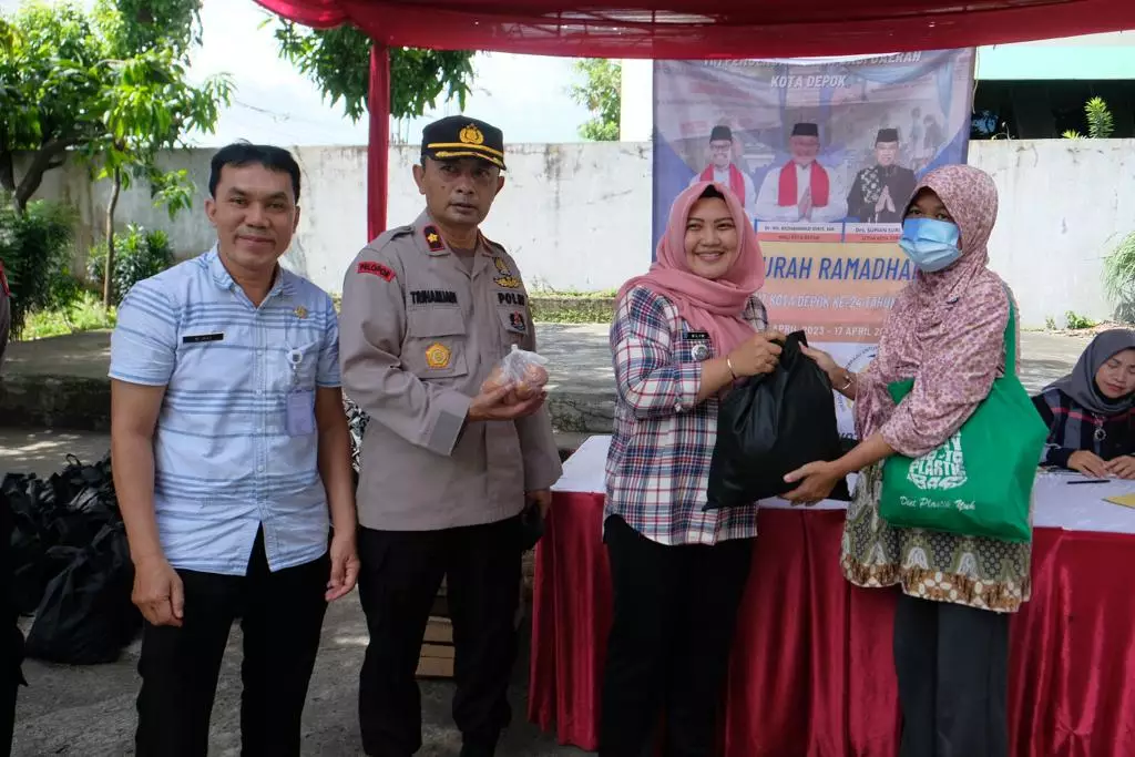 Pasar Murah Ramadan di Kelurahan Depok Jaya
