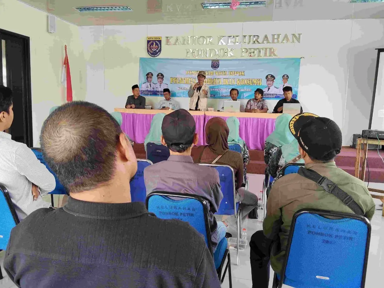 Pelatihan Budidaya Ikan Digelar di Kampung Caraka Pondok Petir