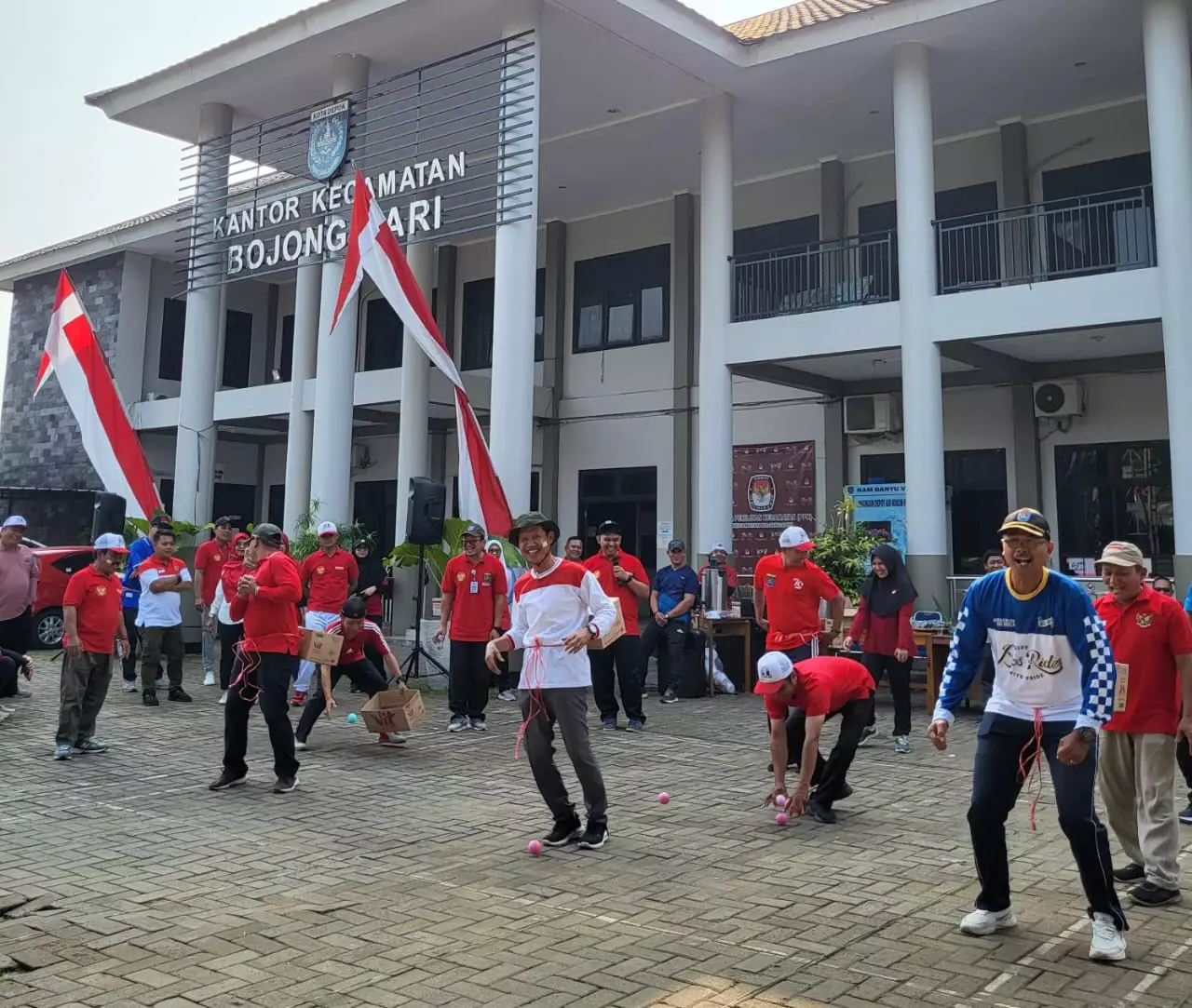 Meriahkan HUT ke-79 RI, Kecamatan Bojongsari Gelar Berbagai Macam Lomba