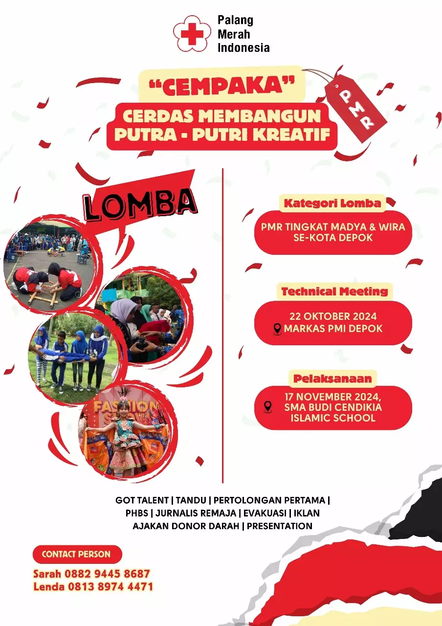 PMI Gelar Lomba Kepalangmerahan Tingkat Kota Depok, Catat Waktunya