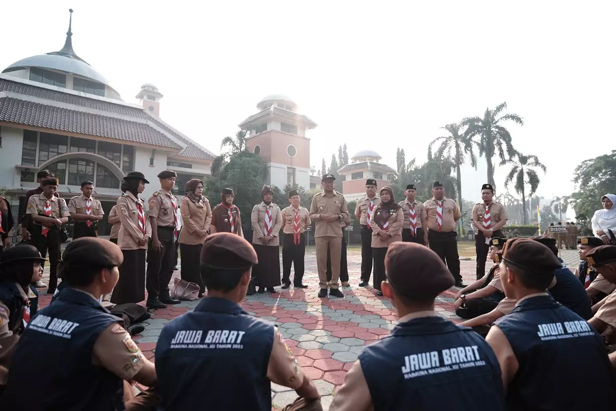 Wakil Wali Kota Berikan Arahan Kepada Kontingen Rainas XII Asal Depok