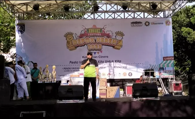 Festival Depok Keren Kelurahan Cinere, Kiai Idris: Upaya Kita Memperkenalkan dan Mempromosikan Produk UMKM Lokal