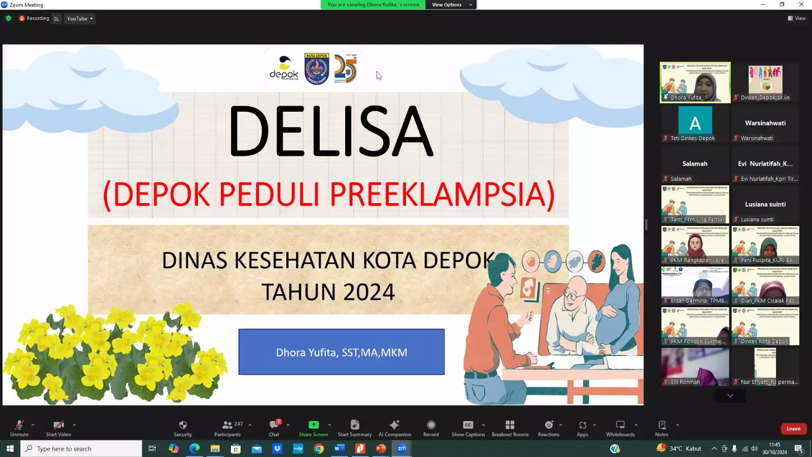 Upaya Turunkan Kejadian Preeklampsia pada Ibu Hamil, FKTP Depok Diajak Perkuat Program DELISA