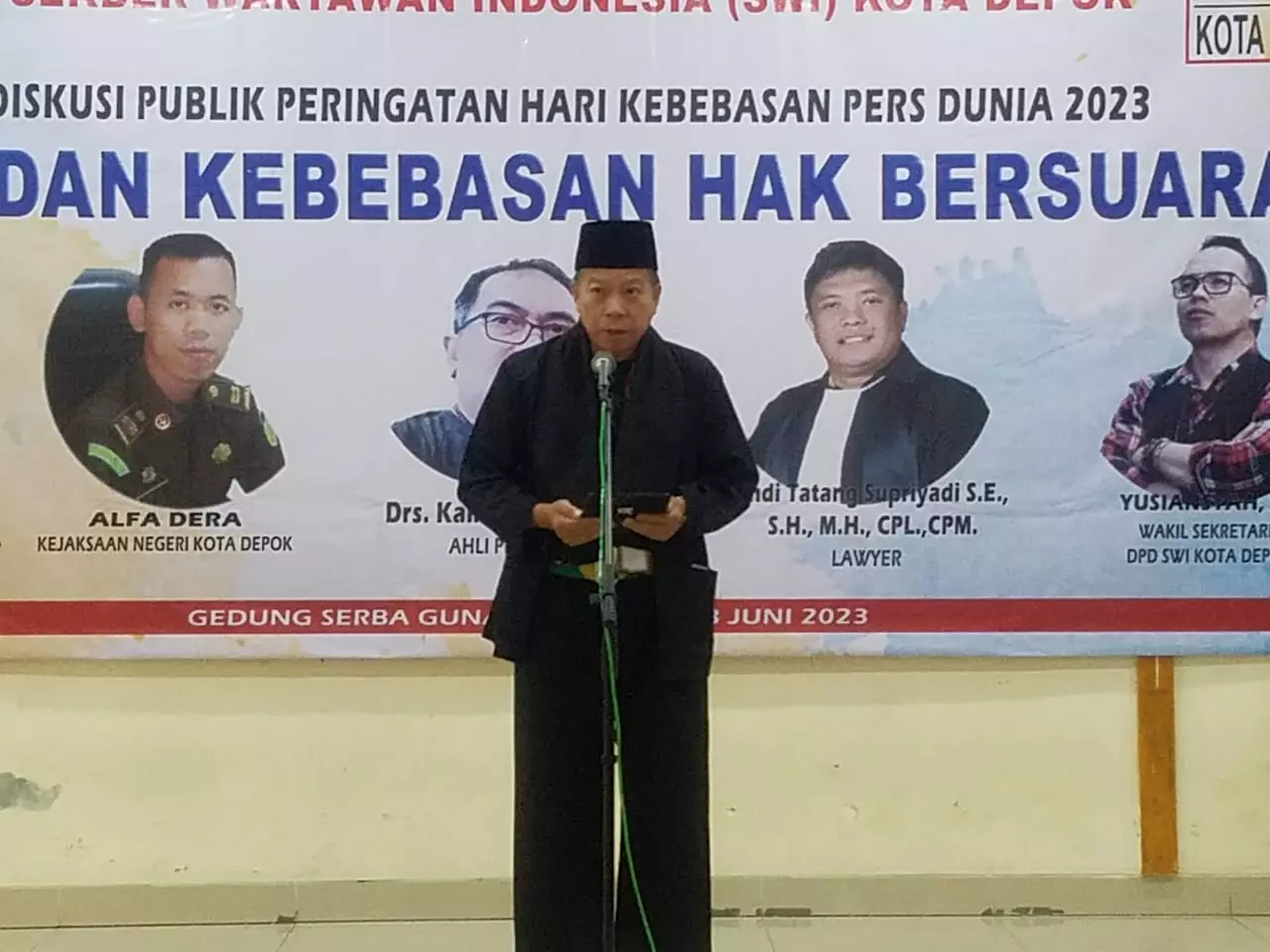 Kadiskominfo Ingatkan Insan Pers Agar Jadi Entitas Penentu Kualitas Pemilu 2024