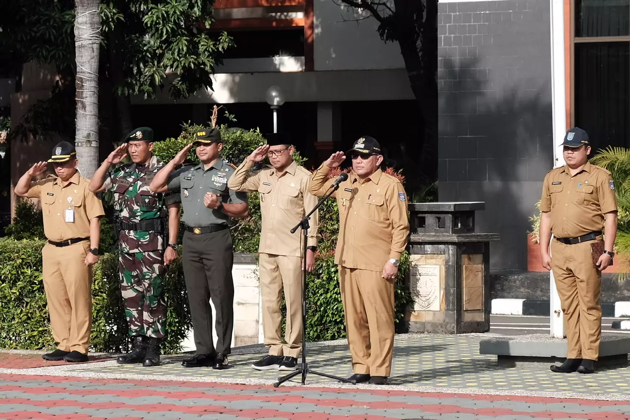 Jadi Pembina Apel Pagi, Wali Kota Depok Ajak ASN Jaga Kondusifitas Pemilu 2024