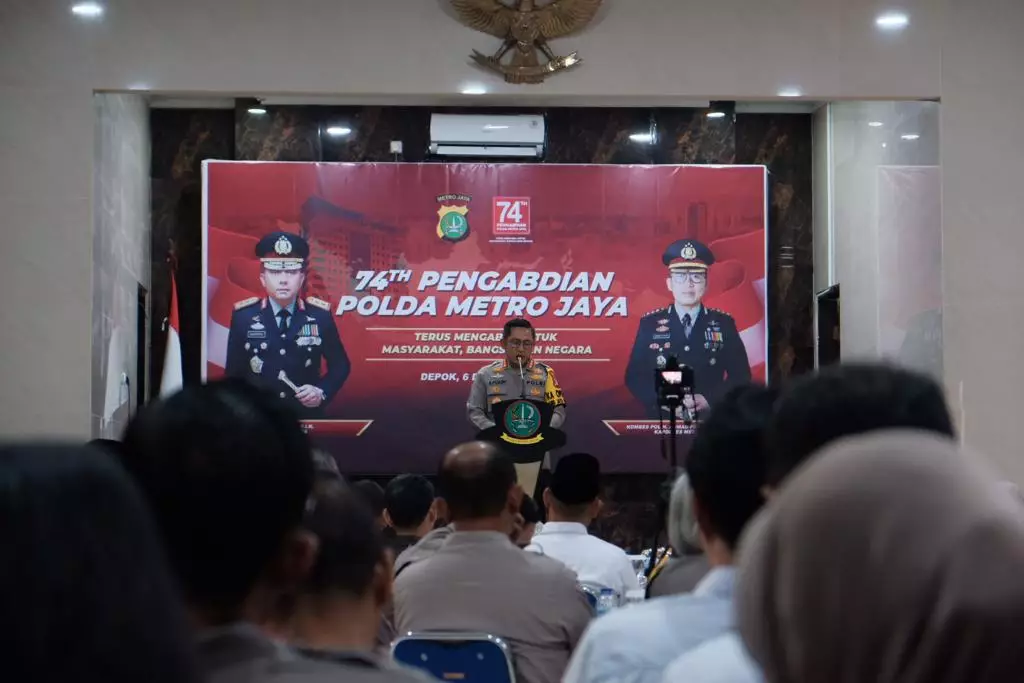 Peringati HUT ke-74 Polda Metro Jaya, Polres Metro Depok Gelar Syukuran