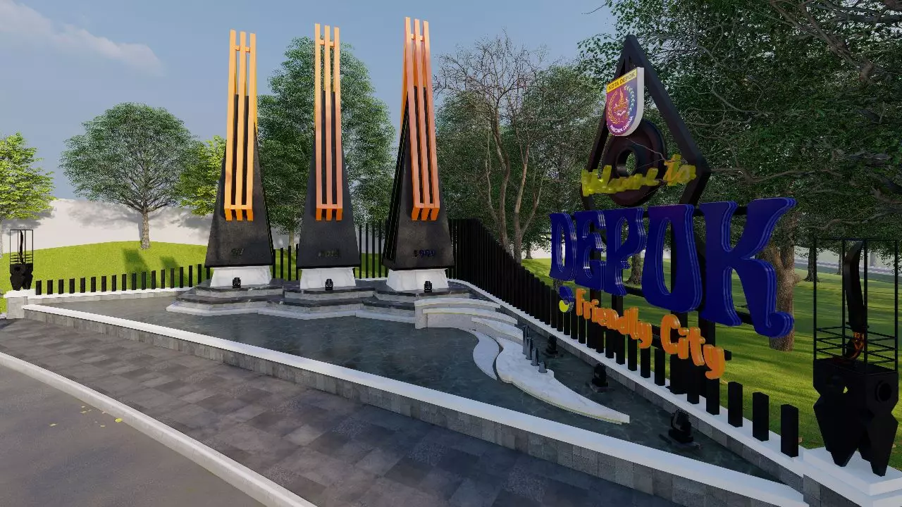 Menilik Makna Filosofi Pembangunan Tugu Selamat Datang Kota Depok