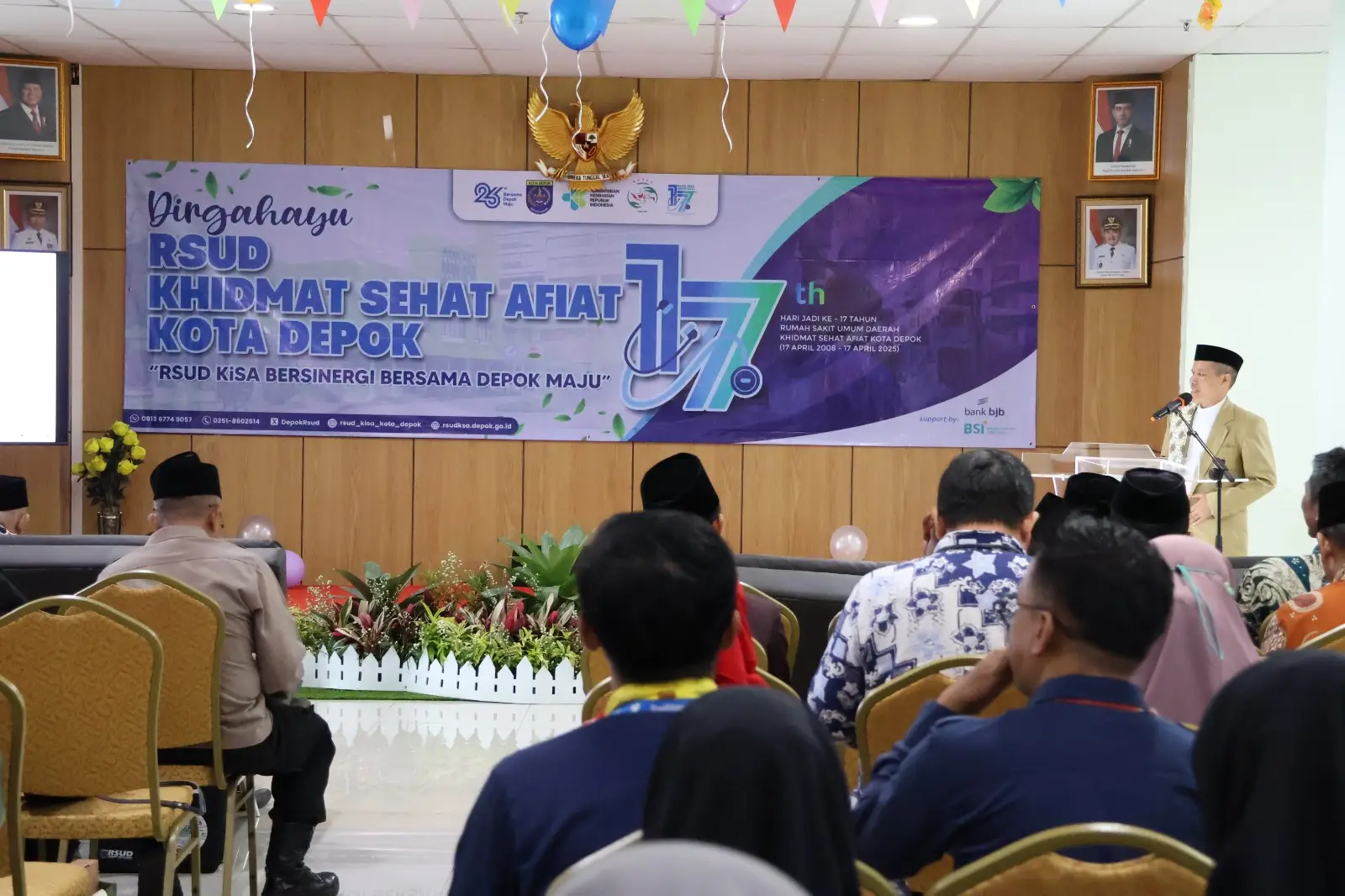 Puncak HUT ke-17, RSUD KiSA Depok Gelar Halalbihalal