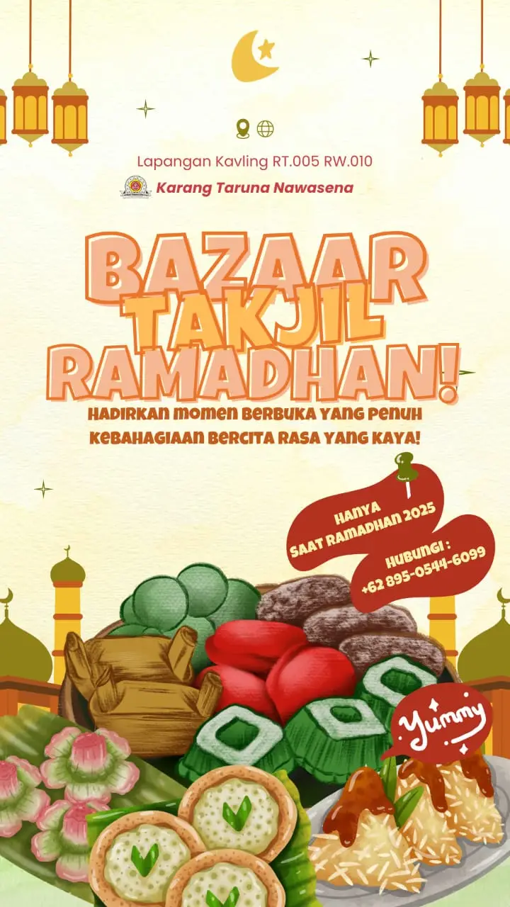 Bazar Takjil Sukatani, Surga Kuliner Ramadan yang Wajib Dikunjungi!