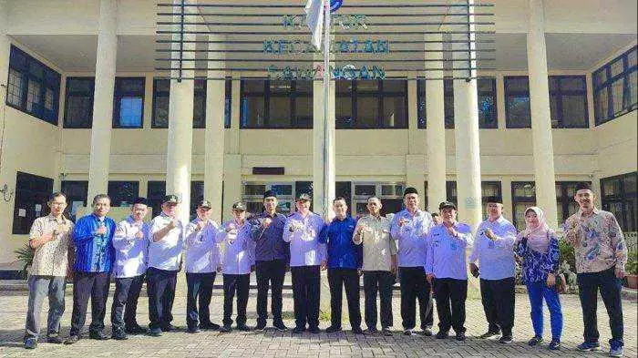 Ciptakan Pemilu Kondusif, Kecamatan Sawangan Tingkatkan Sinergitas dengan PPK dan Panwascam