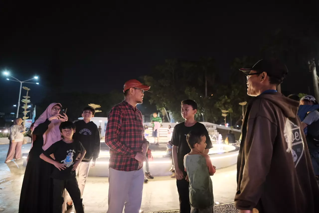 Wakil Wali Kota Sapa Warga yang Kunjungi Depok Open Space
