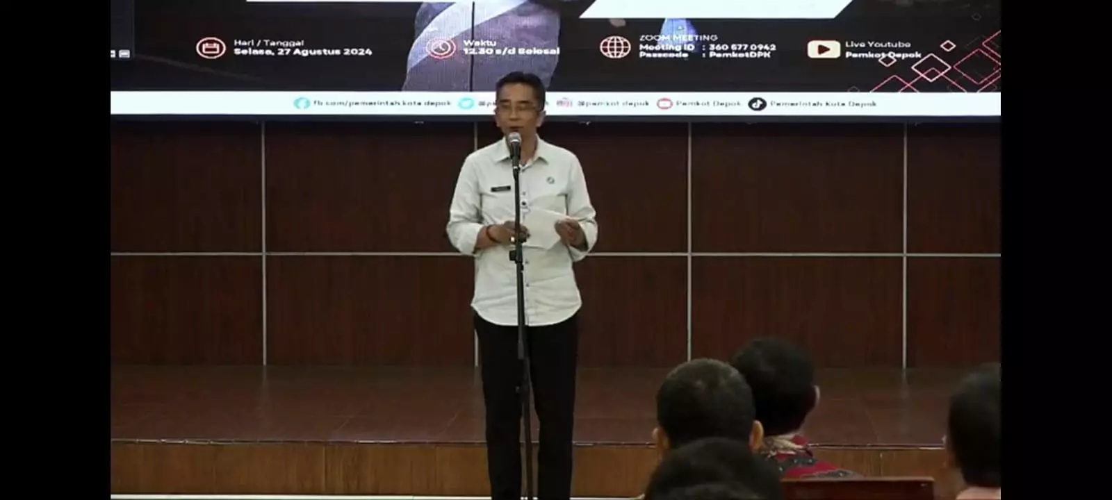 Pemkot Depok Tekankan Peran Ayah dalam Pengasuhan Anak Terutama di Usia Golden Age