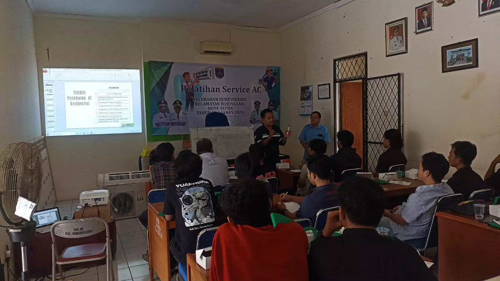 20 Warga Duser Dilatih Servis AC, Diajari Langsung oleh Ahlinya