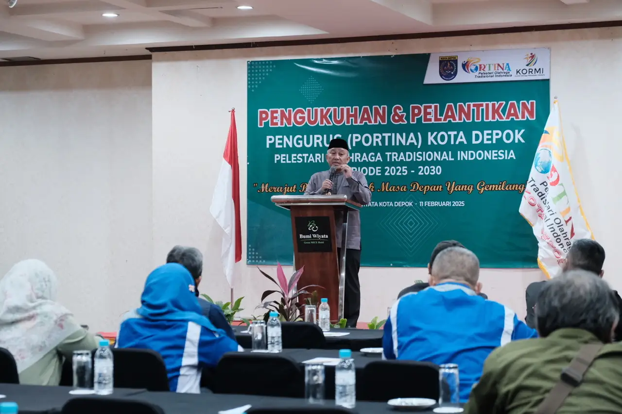 Wali Kota Depok Hadiri Pengukuhan Pengurus Portina 2025-2030