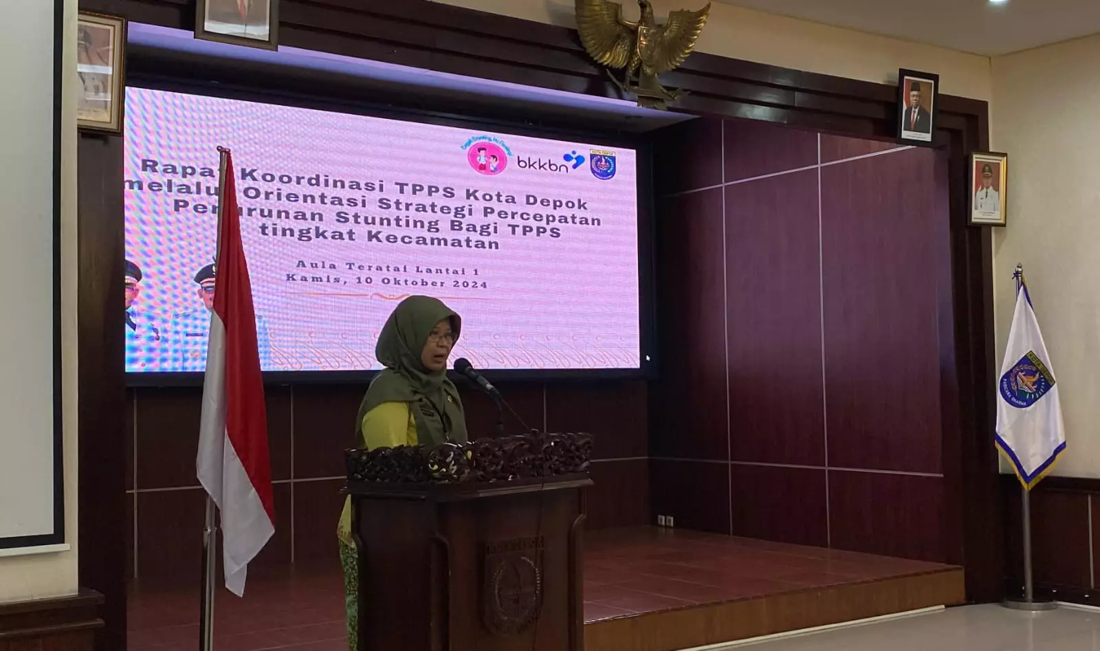 Percepat Penurunan Stunting di Tingkat Kecamatan, Pemkot Depok Gelar Rakor TPPS II