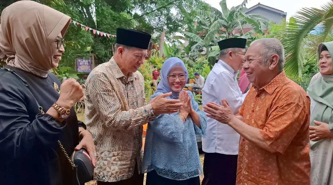 Suasana Lebaran, RW 13 Perumahan Mutiara Depok Adakan Halalbihalal