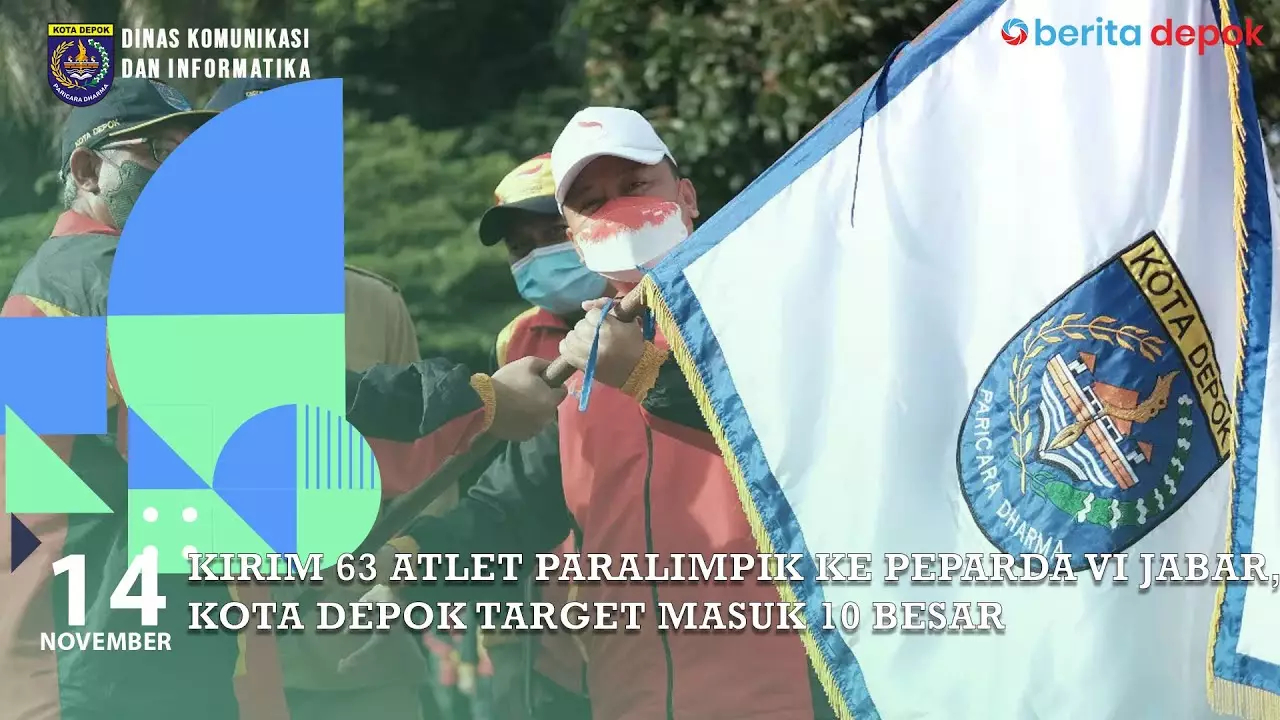 Video - Kirim 63 Atlet Paralimpik ke Peparda VI Jabar, Kota Depok Target Masuk 10 Besar