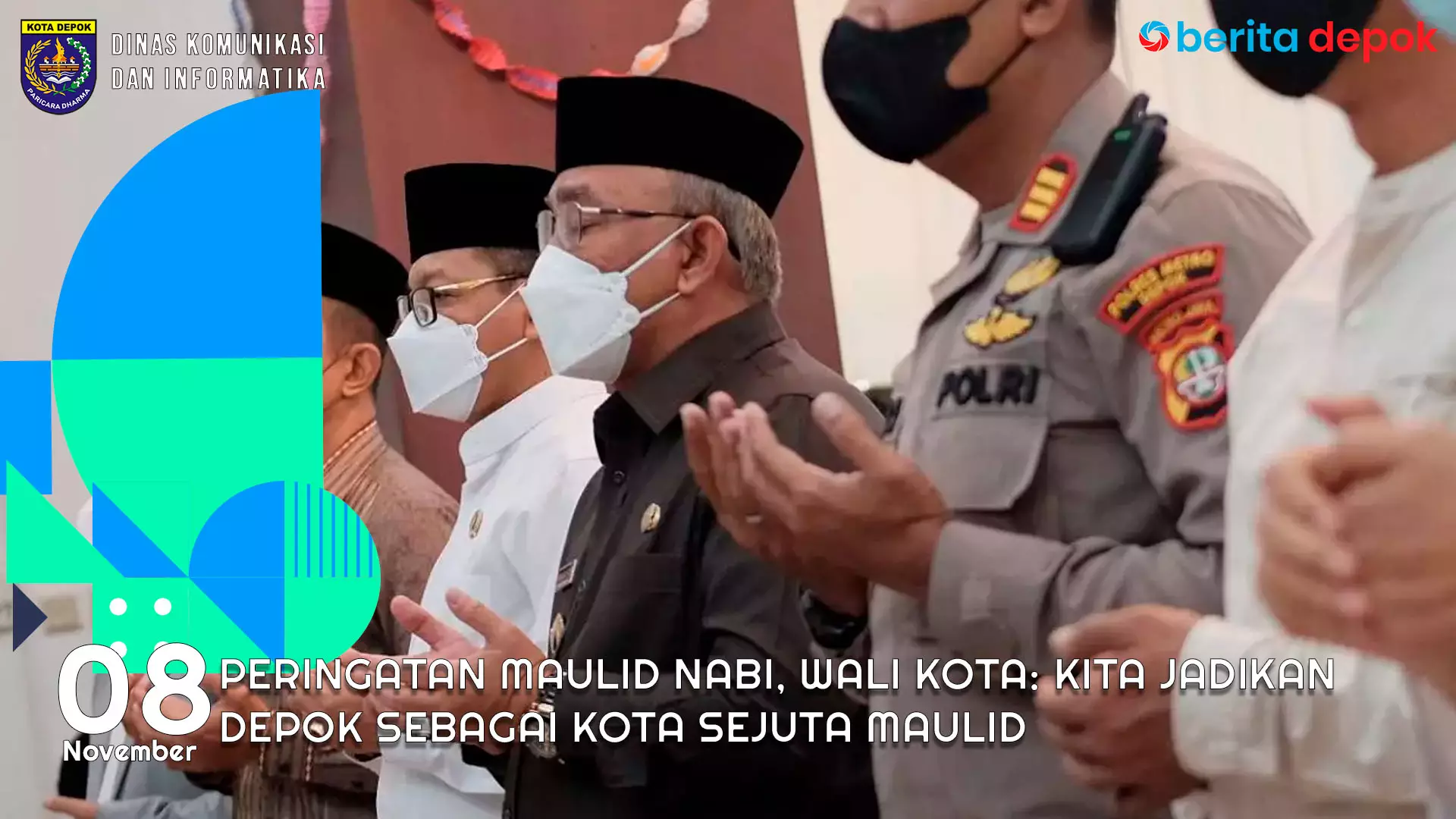 Video - Peringatan Maulid Nabi, Wali Kota: Kita Jadikan Depok Sebagai Kota Sejuta Maulid