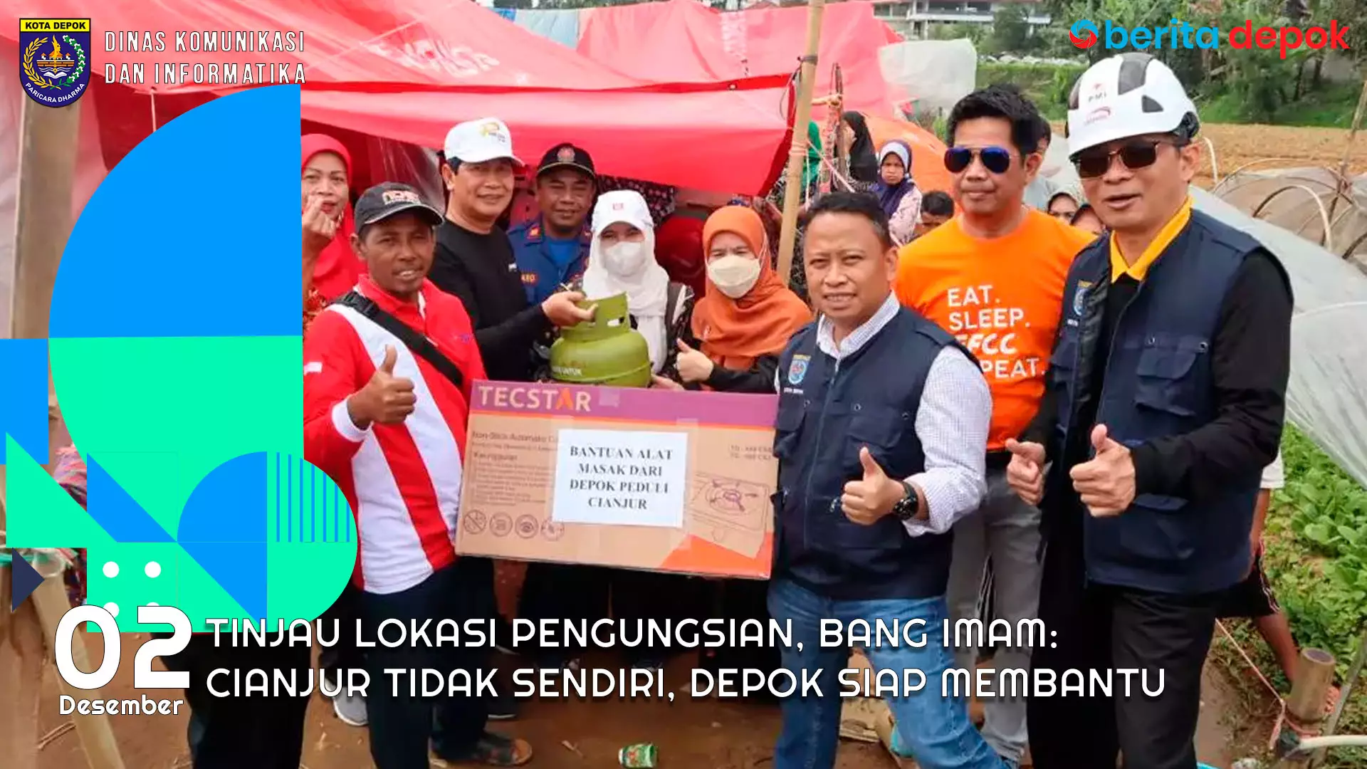 Video: Tinjau Lokasi Gempa Cianjur, Sekda Depok: Kami Ikut Prihatin