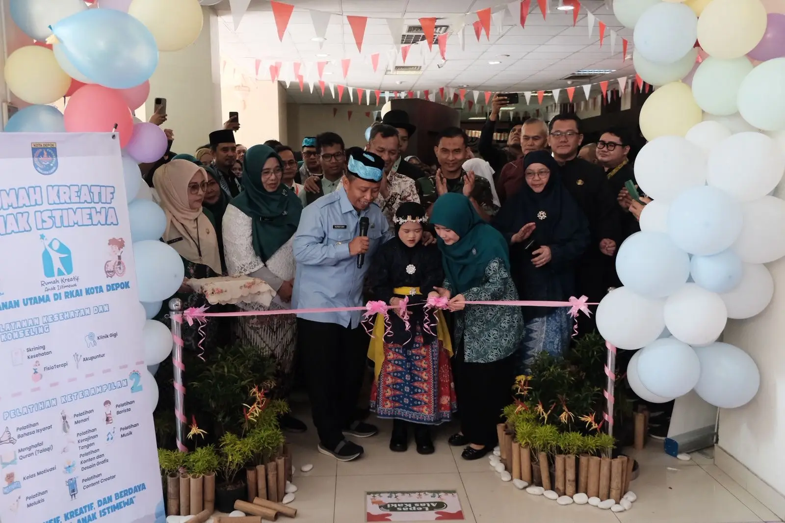 Wadah Tingkatkan Bakat dan Kreativitas, Pemkot Depok Resmikan Rumah Kreatif Anak Istimewa