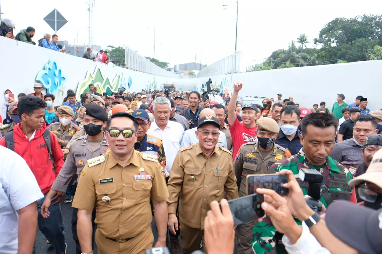 Gubernur Jawa Barat Tinjau Proyek Underpass Dewi Sartika