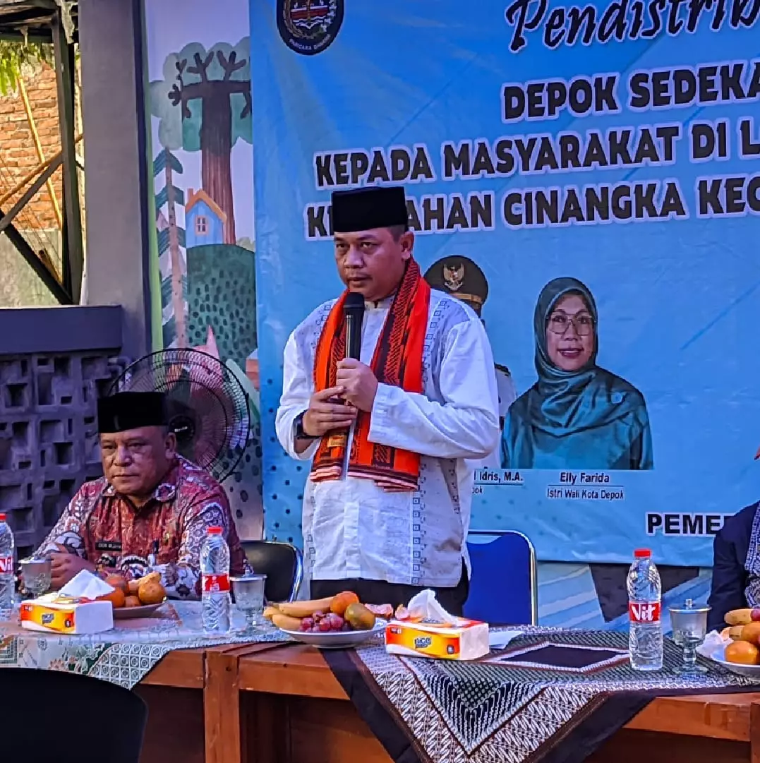 Camat Sawangan Ajak Masyarakat Jaga Lapangan PSP yang Dibangun Pemkot Depok