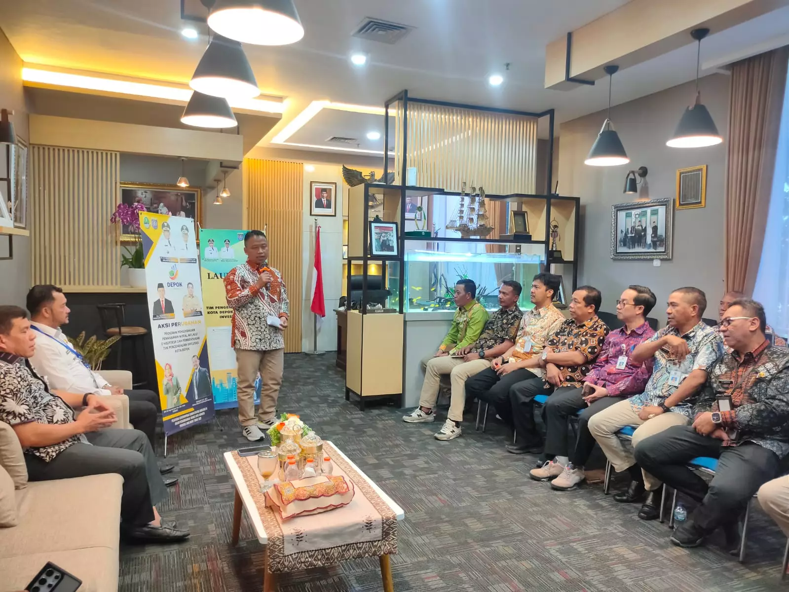 Program E-Helpdesk DPMPTSP Diapresiasi Sekda Depok