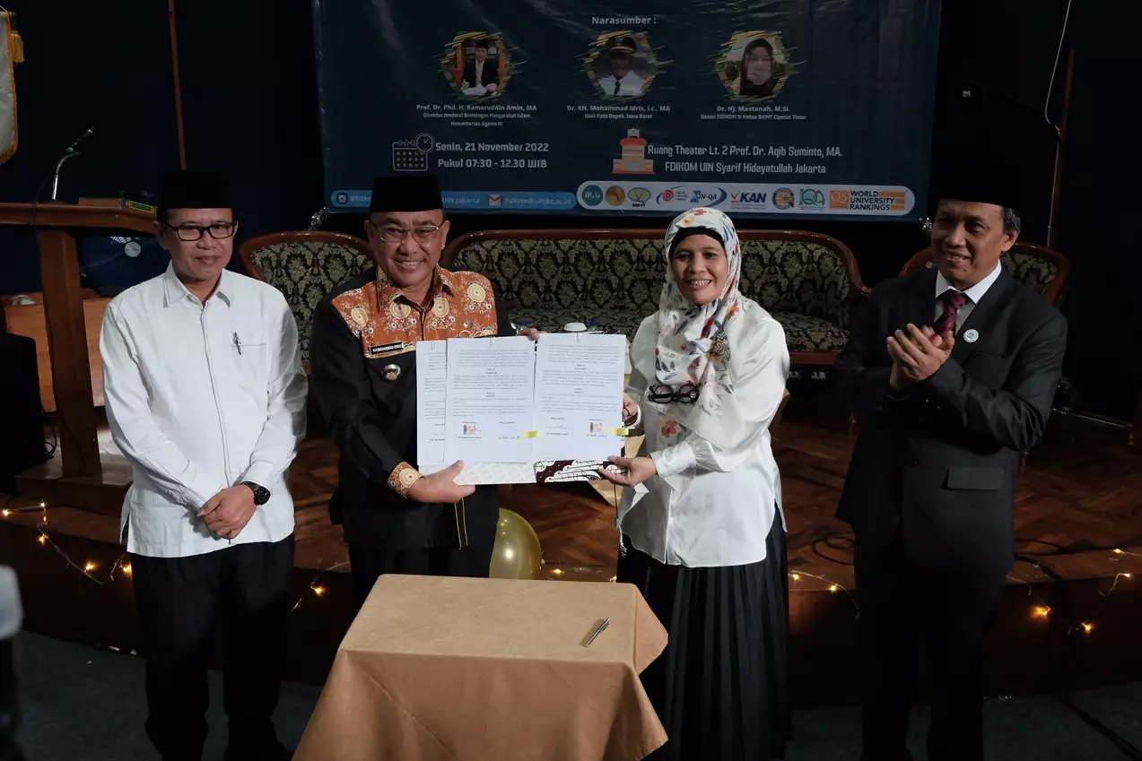 Pemkot Depok Lakukan Perjanjian Kerjasama dengan UIN Syarif Hidayatullah Jakarta