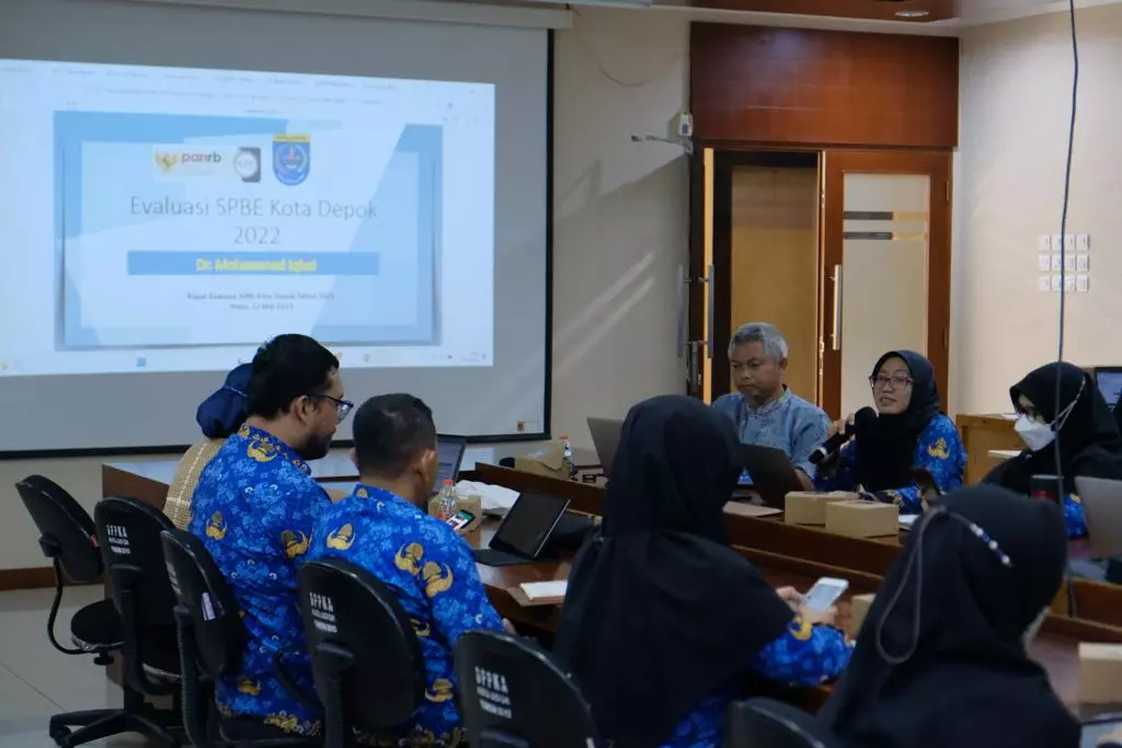 Diskominfo Gelar Rapat Evaluasi SPBE Tahun 2023