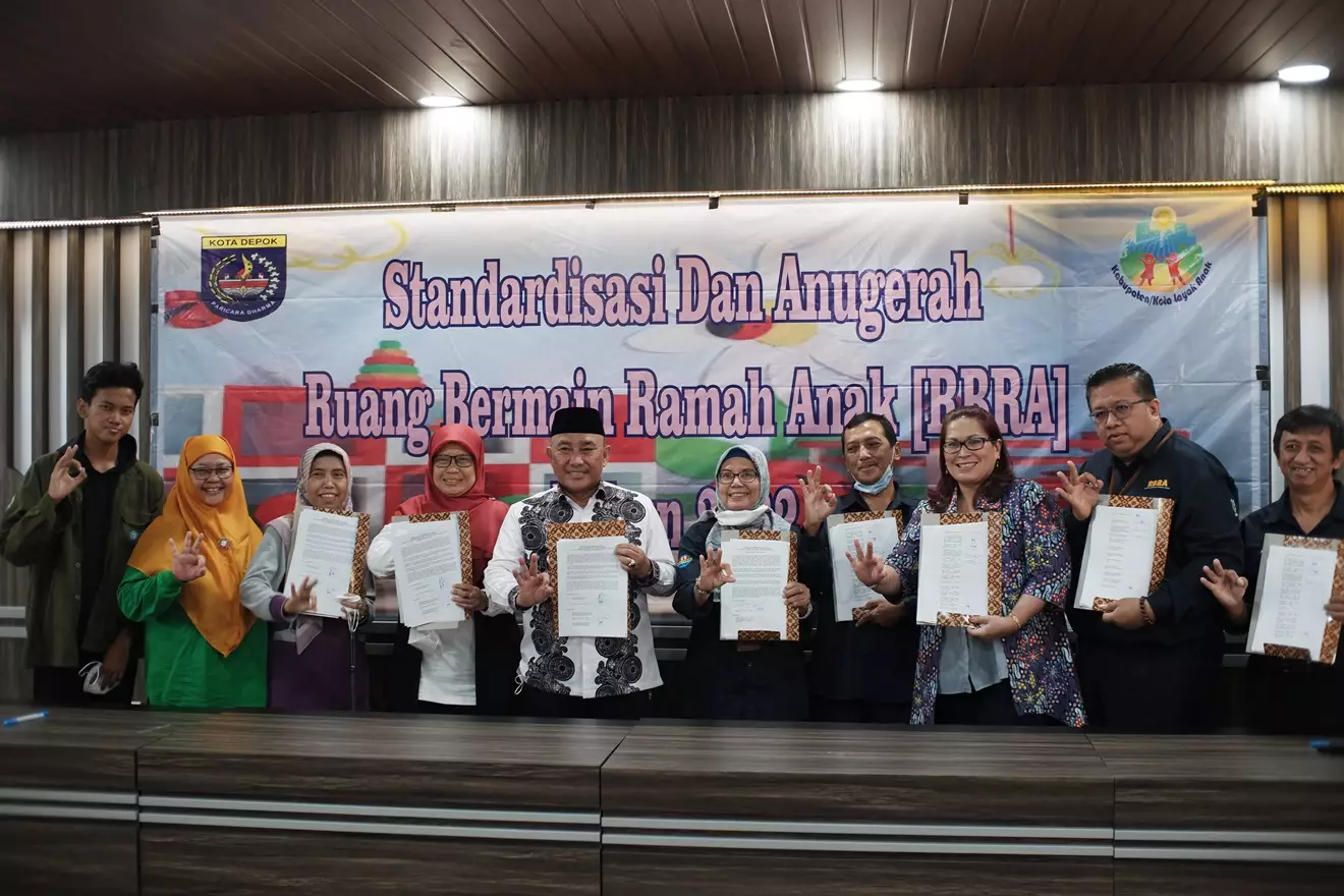 Wali Kota Depok Hadiri Kegiatan Pemaparan Hasil Audit RBRA dari Kementerian PPPA RI