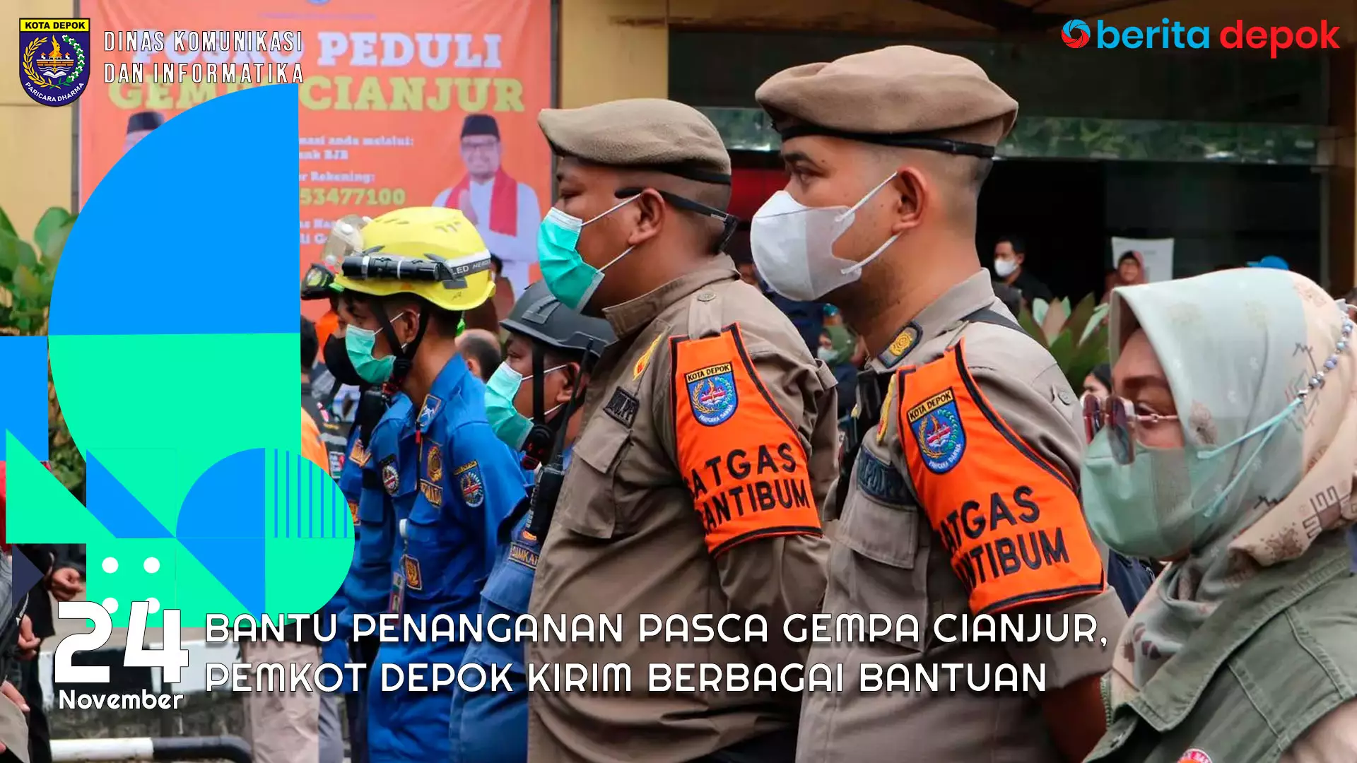 Video: Bantu Penanganan Pasca Gempa Cianjur, Pemkot Depok Kirim Berbagai Bantuan