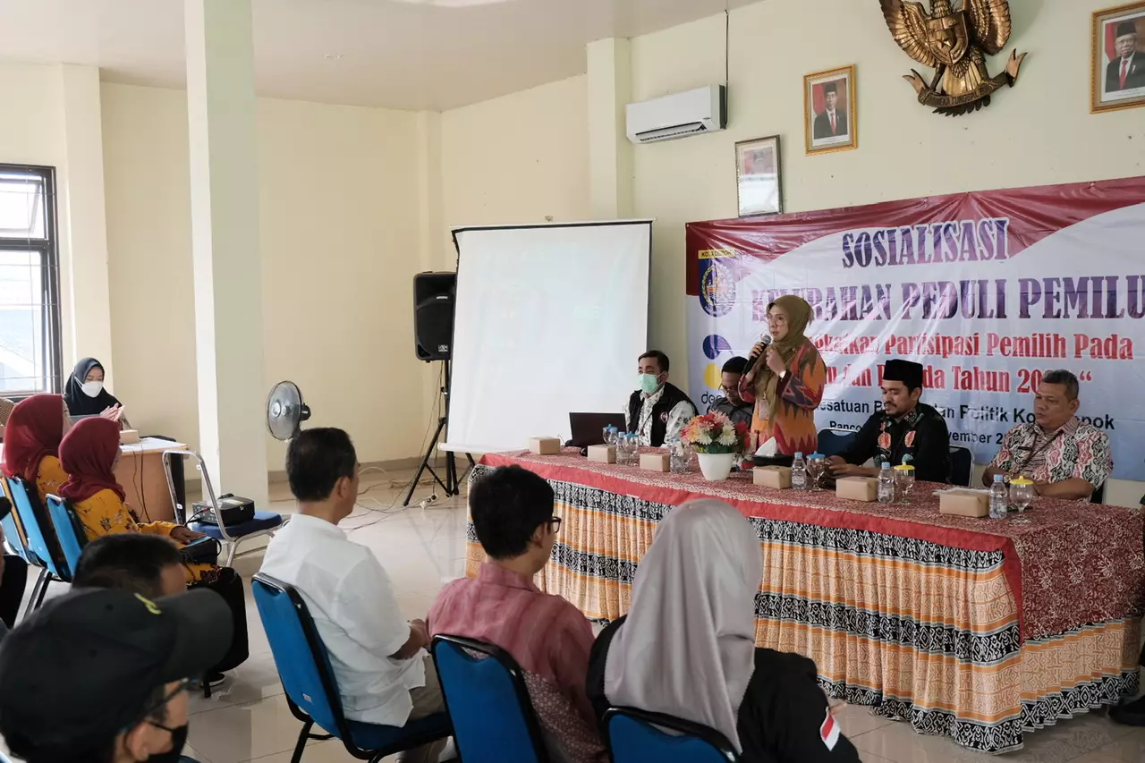 Bakesbangpol Depok Gelar Sosialisasi Kelurahan Peduli Pemilu di Panmas