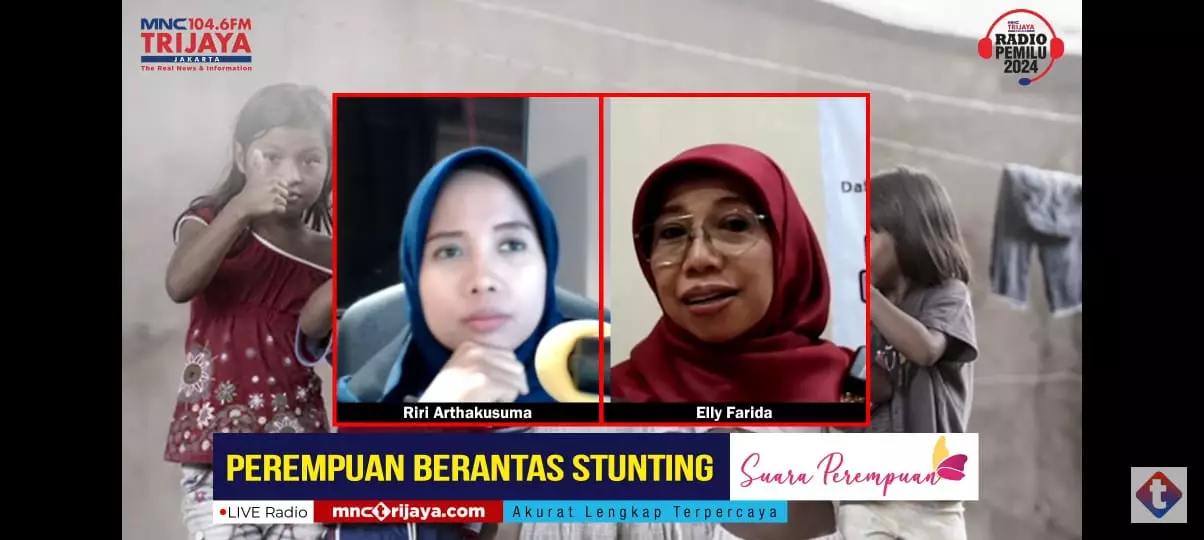 Jadi Narsum Suara Hati Perempuan di Trijaya FM, Bunda Elly : Ramadan Tidak Jadi Hambatan Pengentasan Stunting