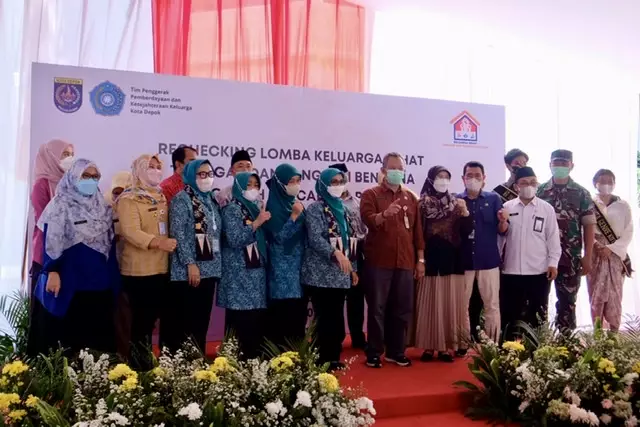 Verifikasi Lapangan Lomba Gagah Bencana dan PHBS di Kelurahan Depok Jaya