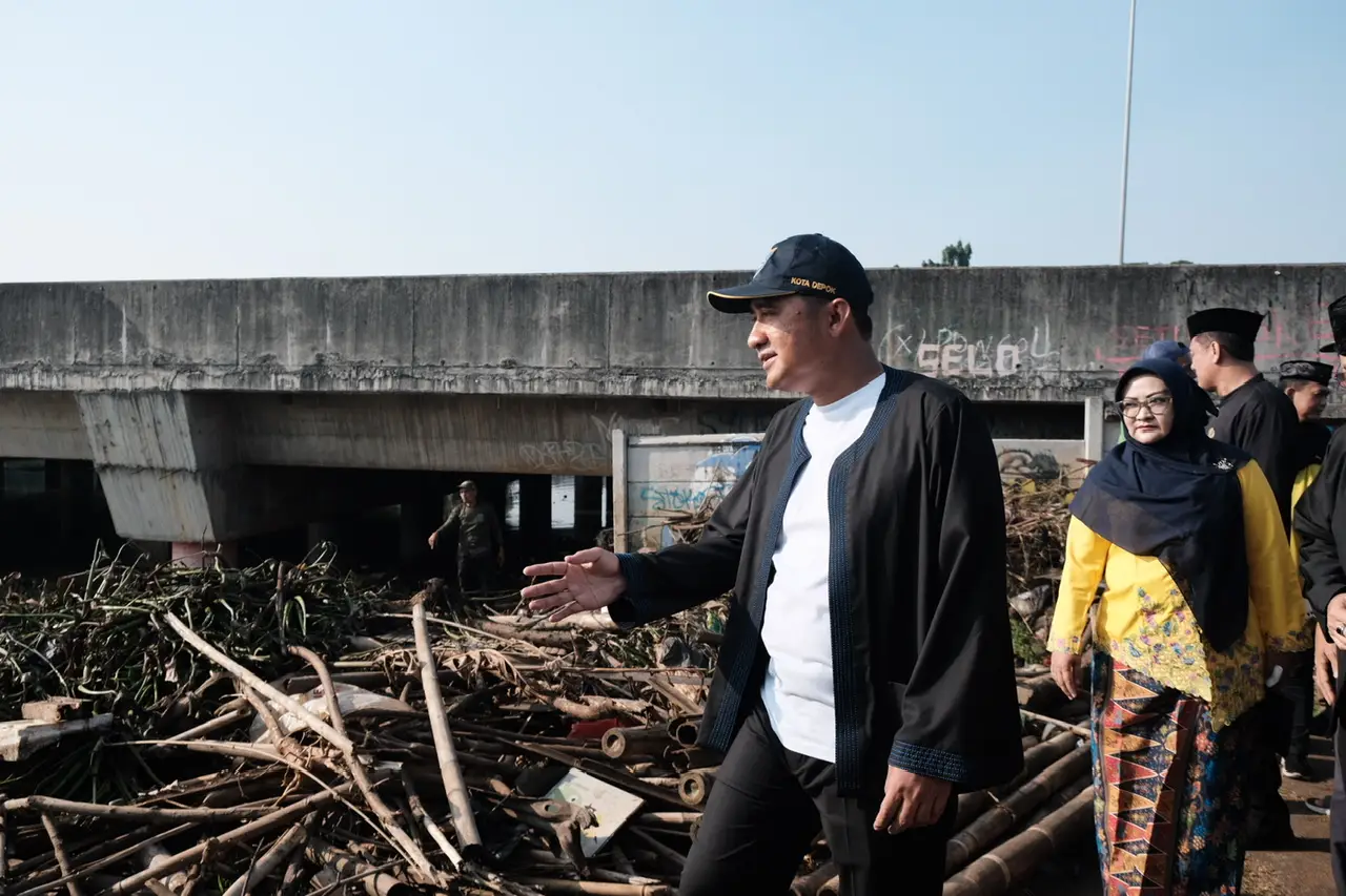 Wakil Wali Kota Depok Tinjau Situ Pengarengan Pasca Banjir