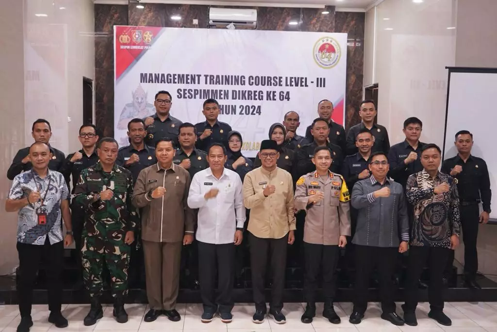 Hadiri Management Training Course, Bang Imam Doakan Kelak Ada yang Menjadi Kapolres Depok