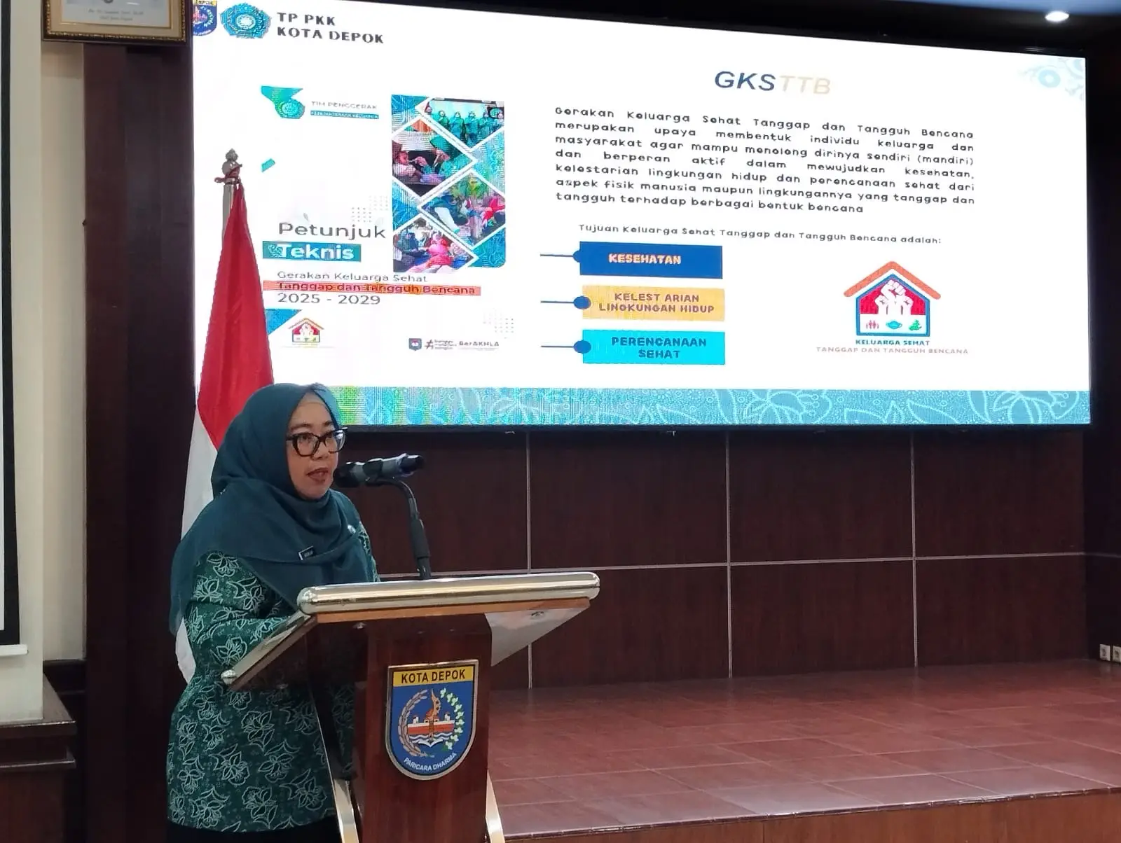 Wujudkan Keluarga Tangguh dan Siap, TP-PKK Depok Canangkan Program Gagah Bencana