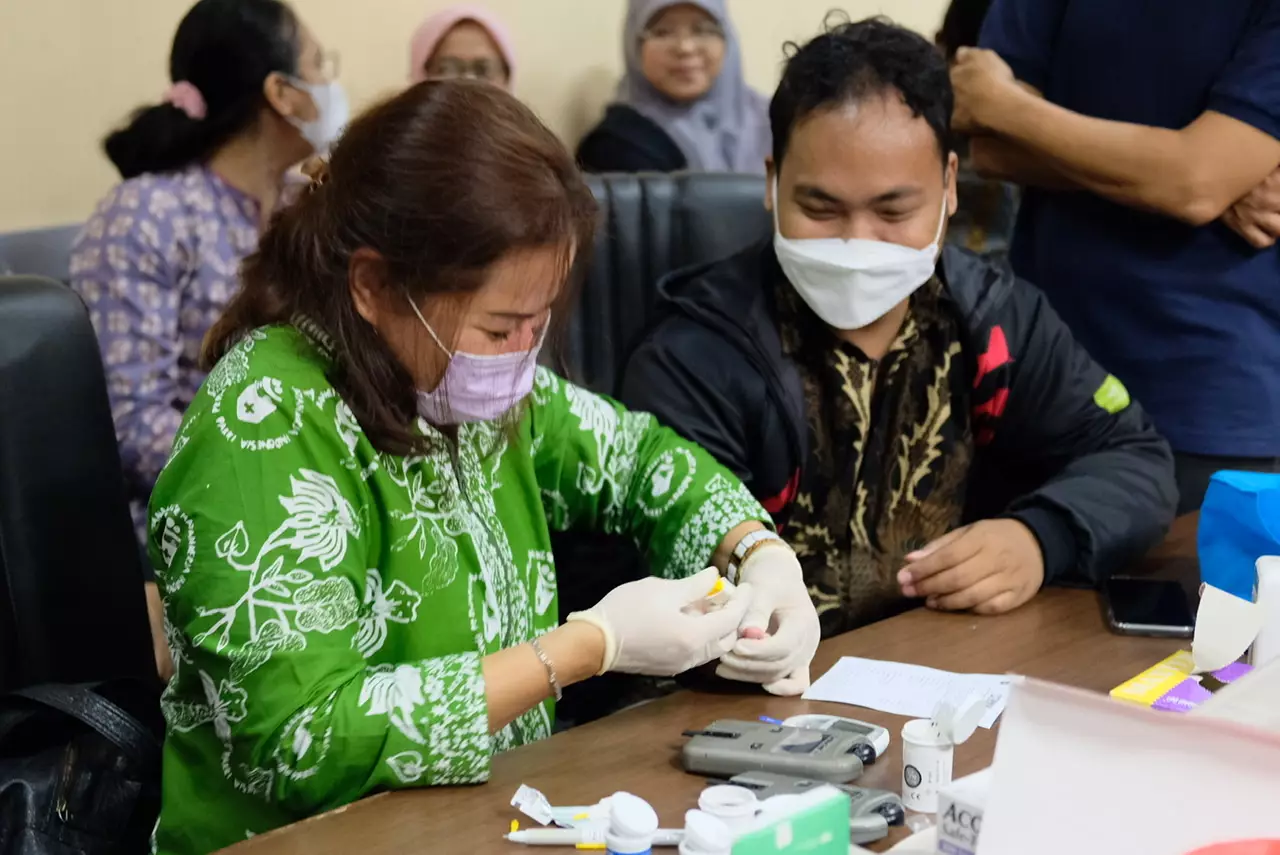 ASN Diskominfo Depok Jalani Skrining Kesehatan
