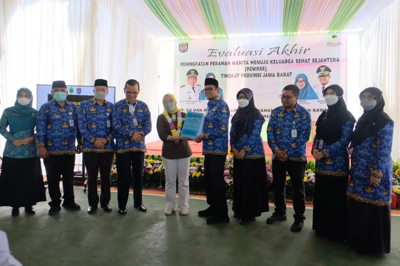 Kelurahan Cinangka Jalani Evaluasi Akhir Penilaian P2WKSS Tingkat Provinsi