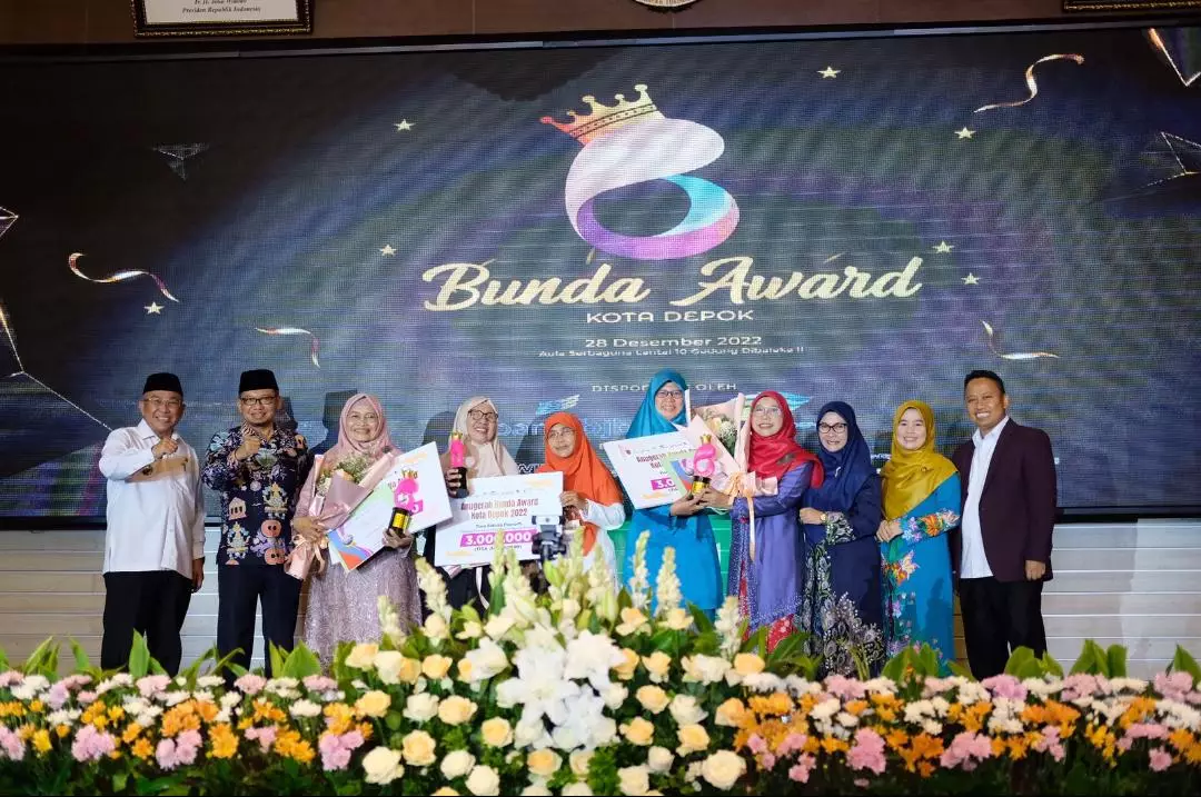 15 Ibu Hebat Kota Depok Raih Anugerah Bunda Award 2022