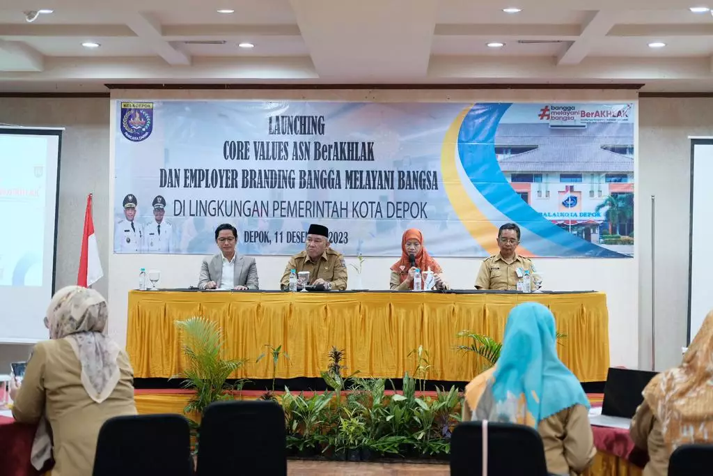 Tingkatkan Profesionalisme Aparatur, BKPSDM Depok Gelar Bimbingan Teknis Penguatan Core Values ASN Berakhlak