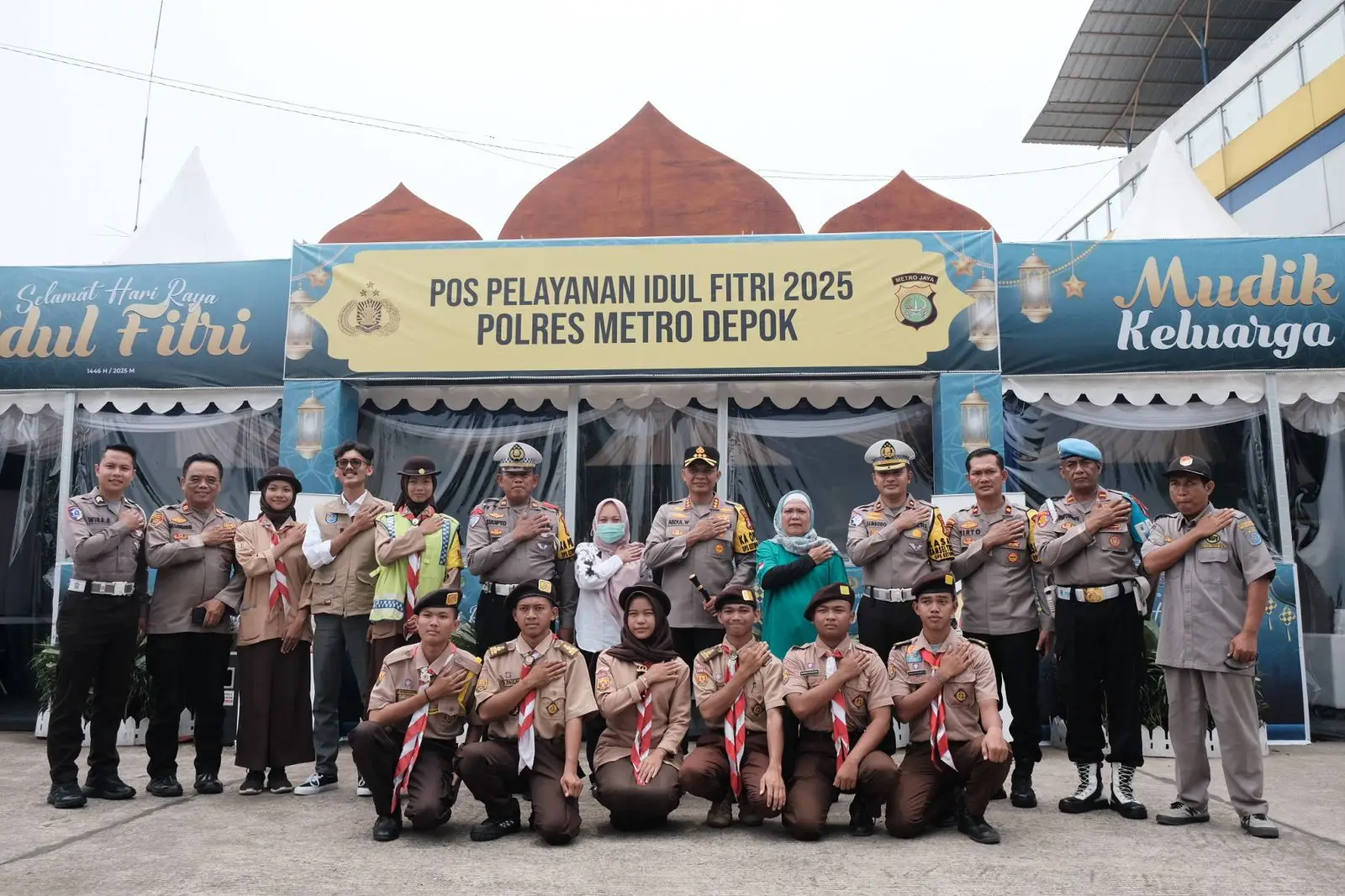 Polres Metro Depok Dirikan Enam Pos Pengamanan Hadapi Idulfitri