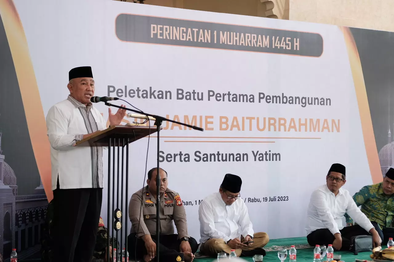 Wali Kota Depok Hadiri Peringatan 1 Muharram di Masjid Jamie Baiturrahman Bedahan