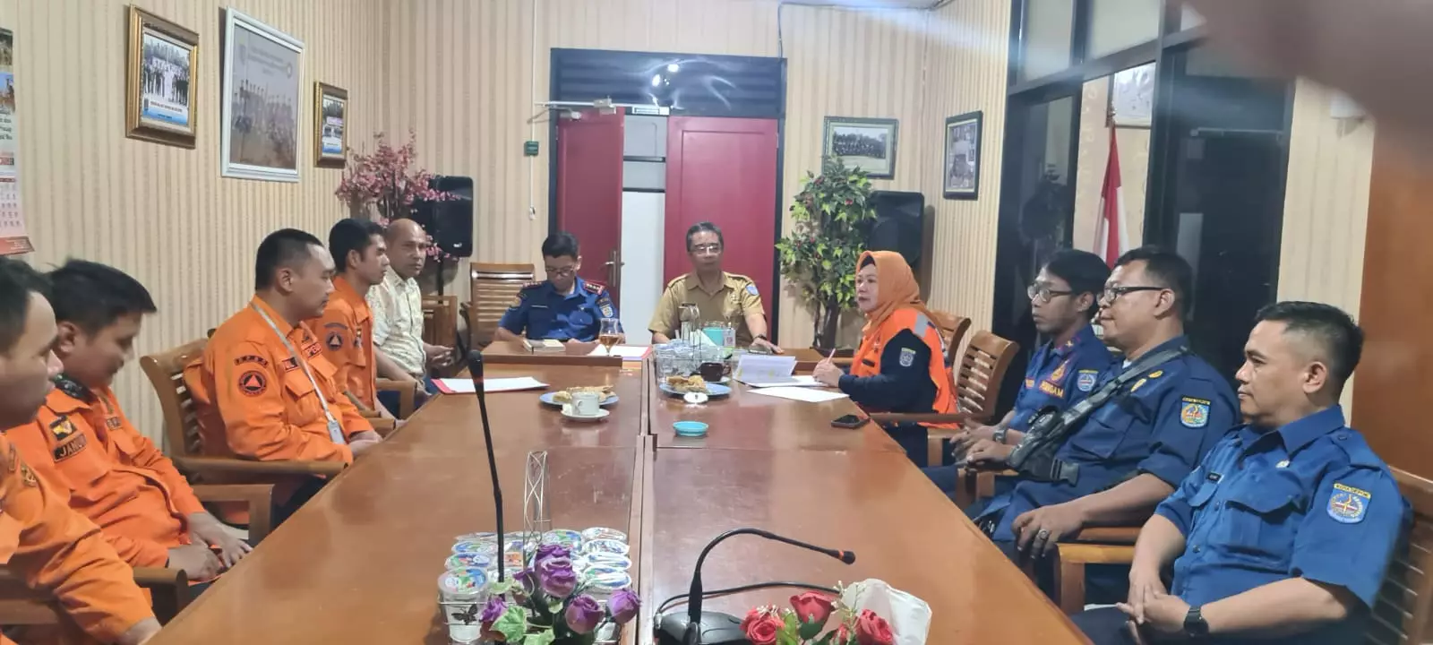 Damkar Depok dan Tim BPBD Jabar Duduk Bersama Bahas Penanganan Kekeringan dan Karhutla