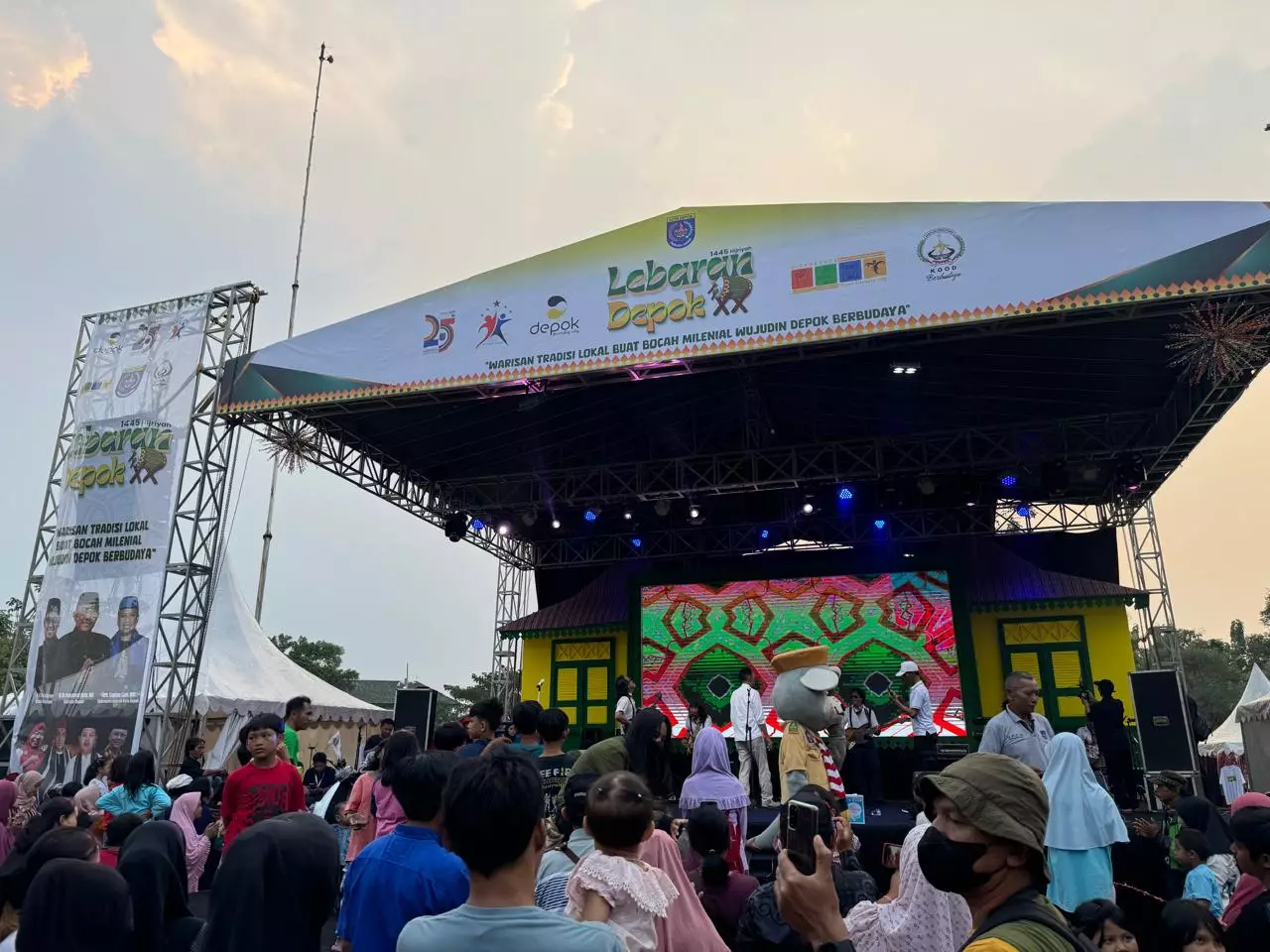 Kemeriahan Lebaran Depok 2024 Hari Kedua, Nuansa Tempo Dulu yang Menawan