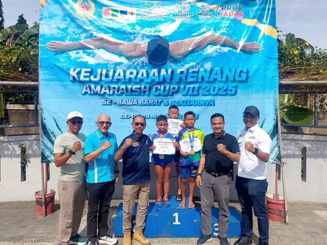 Amarish Cup VII Sukses Digelar, 425 Atlet Renang Berlaga di Depok