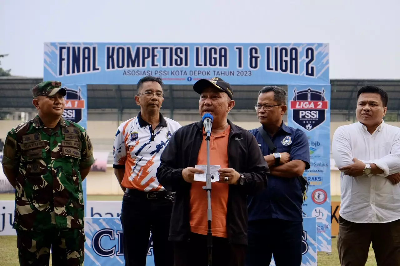 Kompetisi Sepak Bola Internal Liga 1 dan Liga 2 Askot PSSI Kota Depok Resmi Ditutup