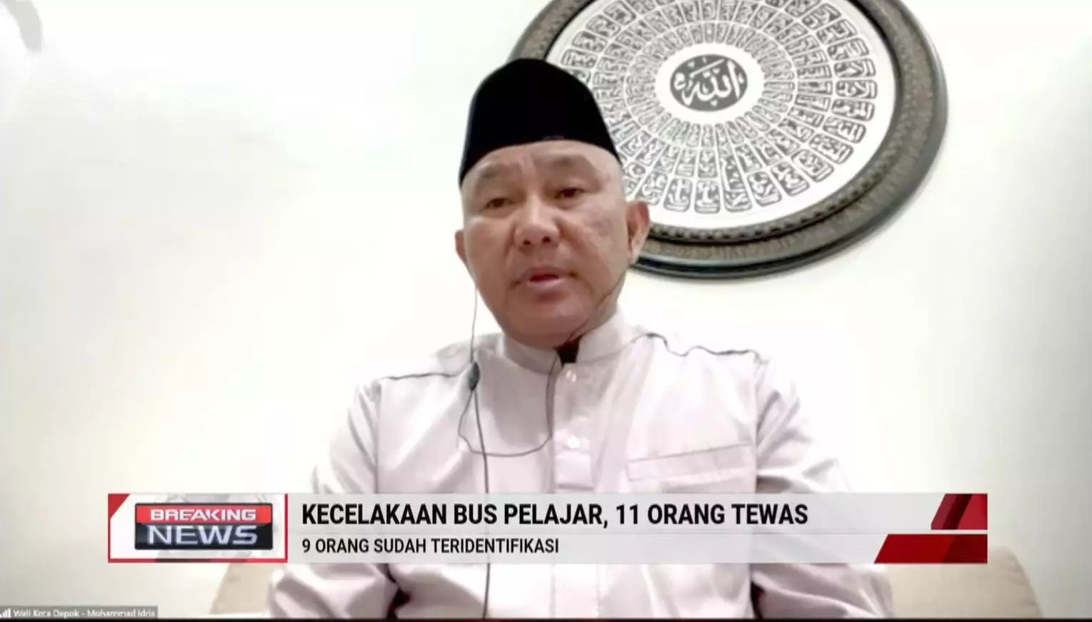 Pemkot Depok Tanggung Semua Biaya Perawatan Korban Kecelakaan Bus SMK Lingga Kencana