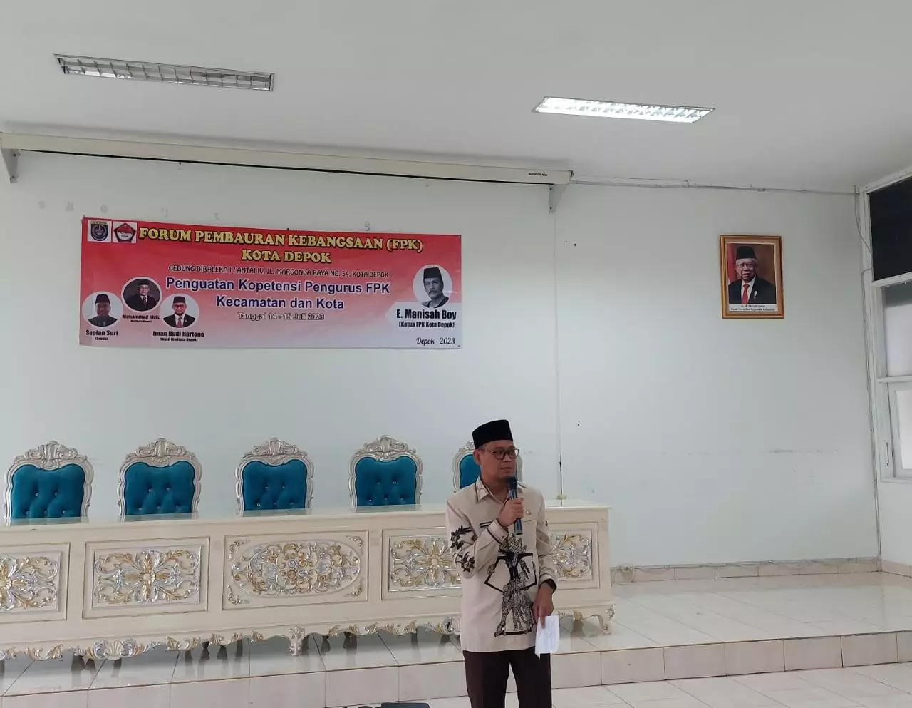 Bang Imam Dukung FPK Kota Depok Tingkatkan Kapasitas Sebarkan Pembauran Kebangsaan