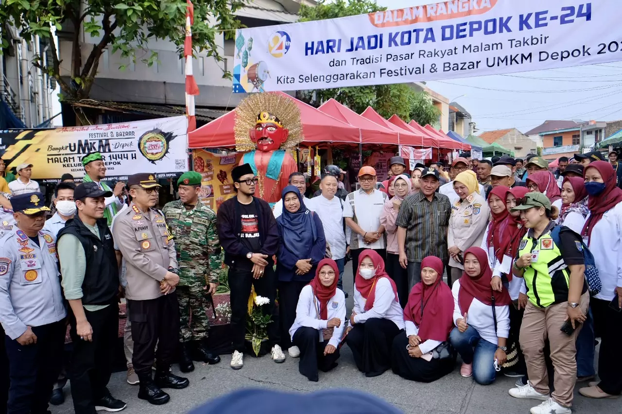 Pemkot Depok Resmi Buka Pasar Rakyat Sambut HUT Depok ke-24